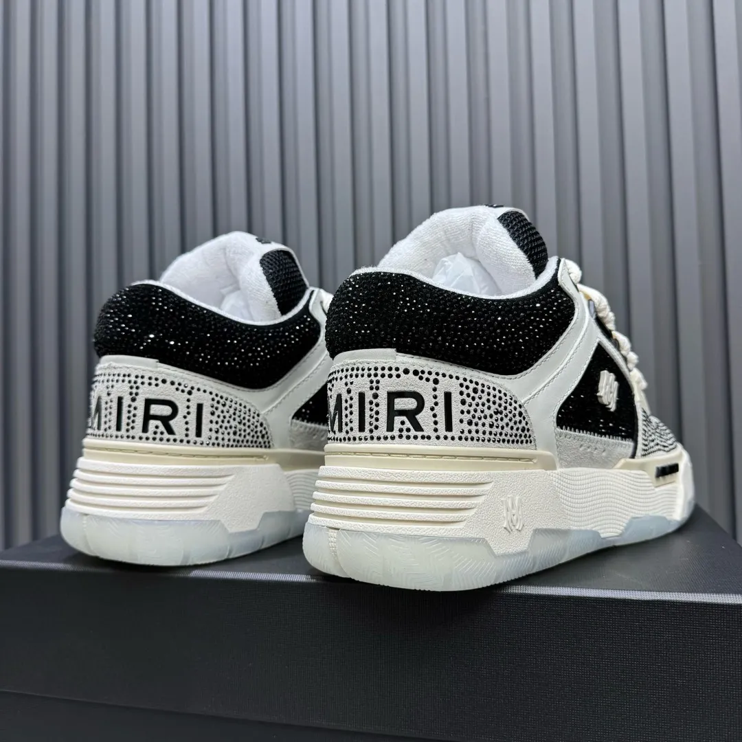 Men's shoes 💰760💰 AMIRI AMIRI fashion brand hot sale 🔥 Available all year round, couples 💑 Official website synchronization Imported fabrics 1⃣️ vs 1⃣️ replica, original factory special original sole, 35-45 (45. non-refundable)